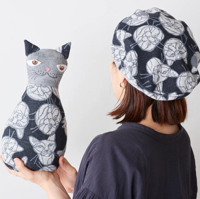 +HAyU | cat | cotton knit jacquard 純棉針織
