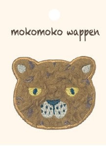 Kokka | mokomoko wappen 毛毛動物系列 | embroidery patch 刺繡章