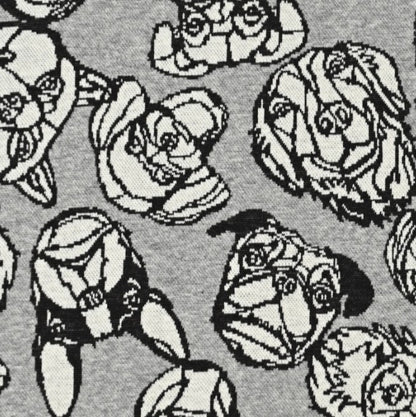 +HAyU fabric | DOG | cotton knit jacquard 純棉針織提花