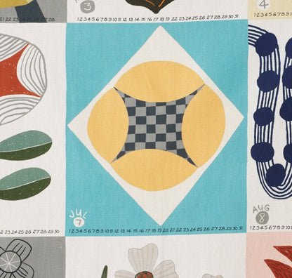 Japan | bookhou 2026 Fabric Calendar 布月曆 | cotton linen printed canvas 棉麻