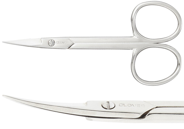 Clover thread cutting curved scissors 弧度彎剪剪線剪刀 9cm