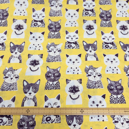 Japan | fashion cat 時裝貓貓 | cotton printed 60s 純棉