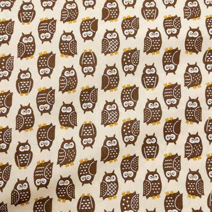 Japan | owls 卡通貓頭鷹 | cotton printed sheeting 純棉
