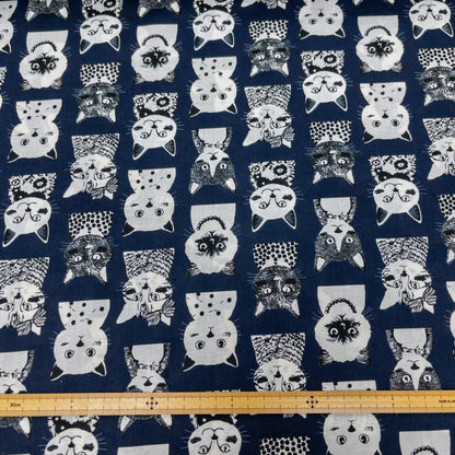 Japan | fashion cat 時裝貓貓 | cotton printed 60s 純棉