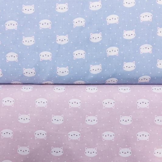 Japan | dots kitten 波點貓咪 | cotton printed sheeting 純棉