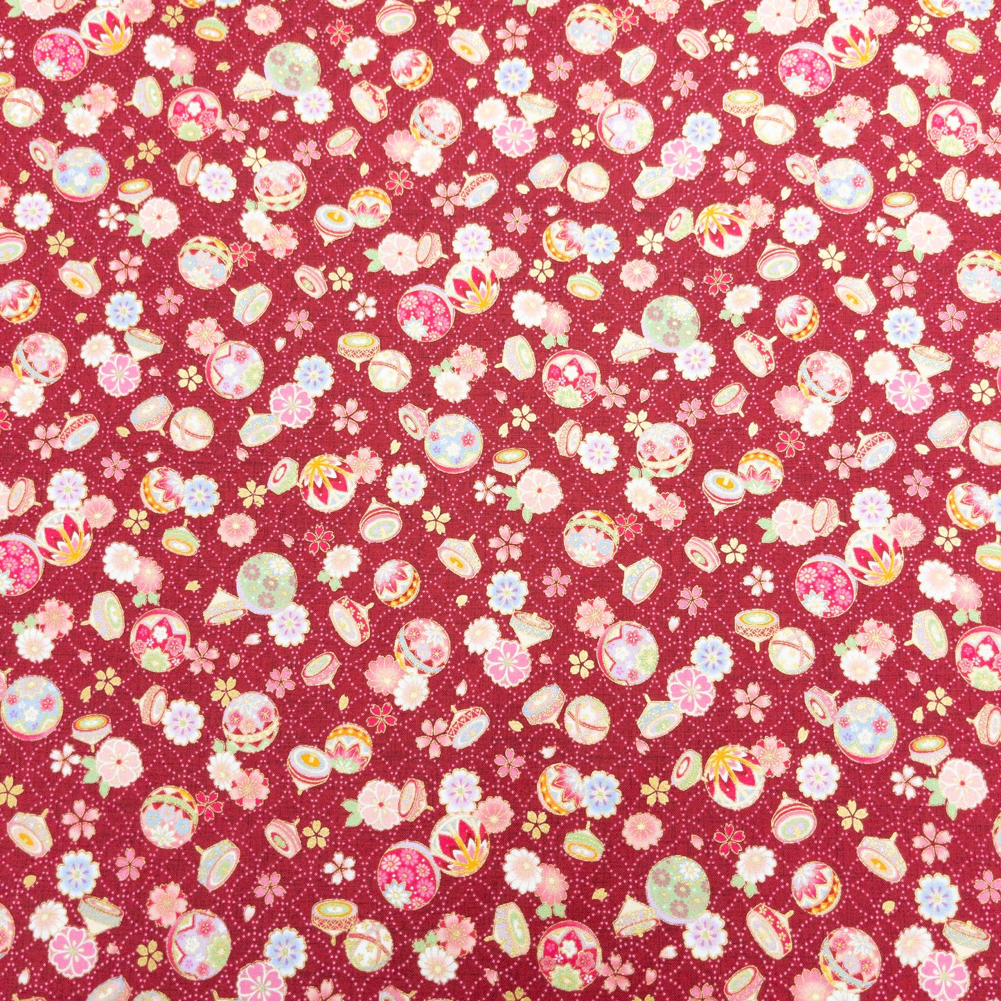 Japan | bronzing japanese pattern 燙金和風圖案 | cotton printed sheeting 純棉