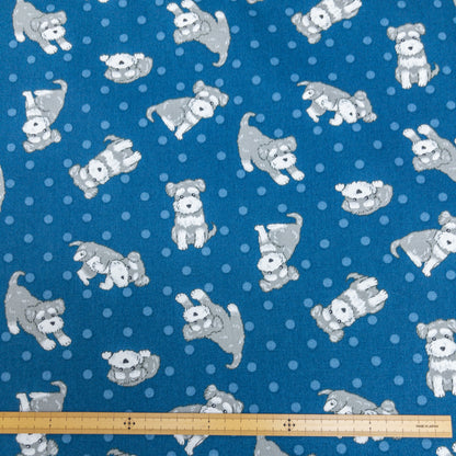 Japan | Schnauzer 史立莎狗狗 | cotton printed oxford 純棉