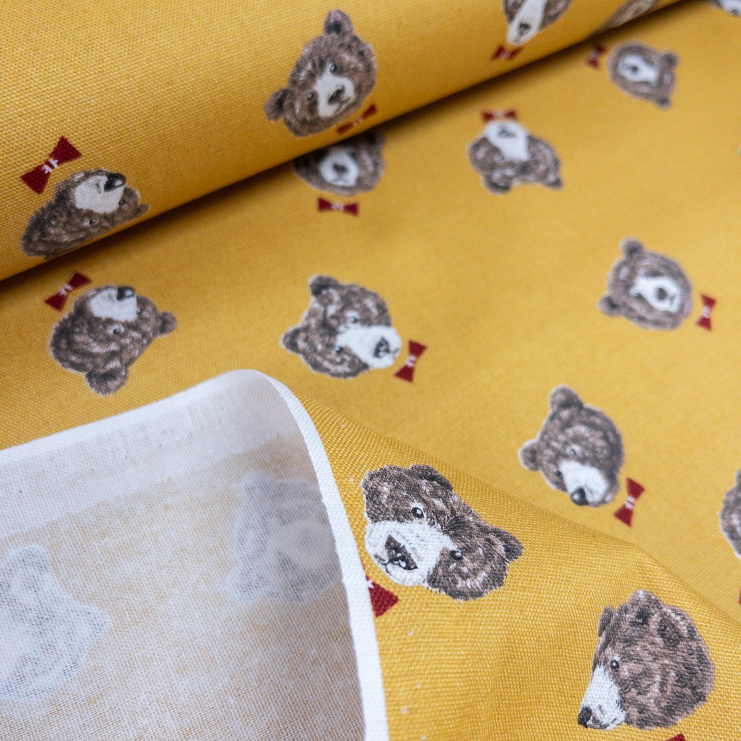 Japan | bow tie bear 煲呔棕熊 | cotton printed oxford 純棉