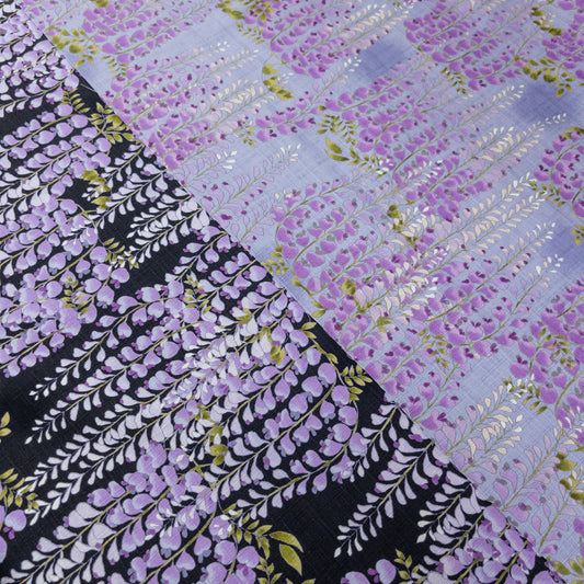 Kobayashi | wisteria 紫藤花 | cotton printed dobby 純棉竹節