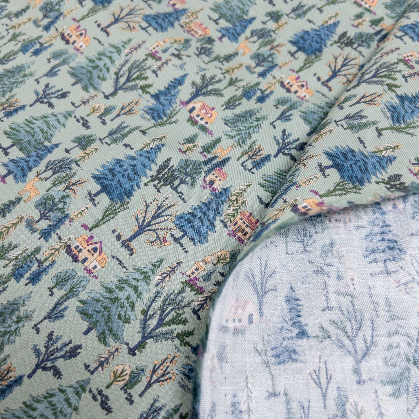 Japan | forest animals 鹿之森 | cotton printed 30 Viyella 純棉法蘭絨