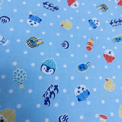 Japan | shirokuma shaved ice 白熊冰 | cotton printed sheeting 純棉
