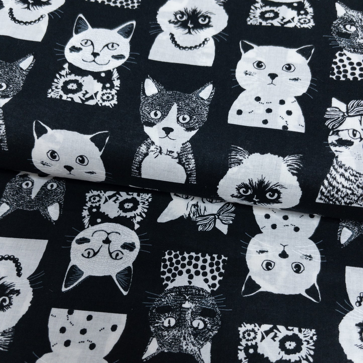 Japan | fashion cat 時裝貓貓 | cotton printed 60s 純棉