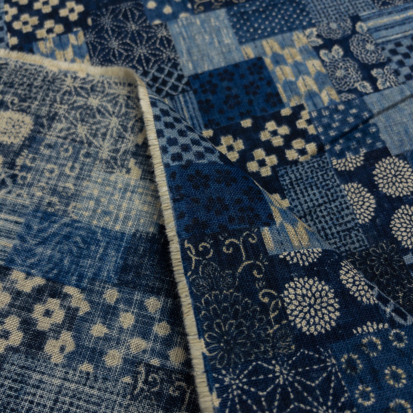 Japan | patchwork pattern 拼布圖案 | cotton printed poplin 竹節純棉