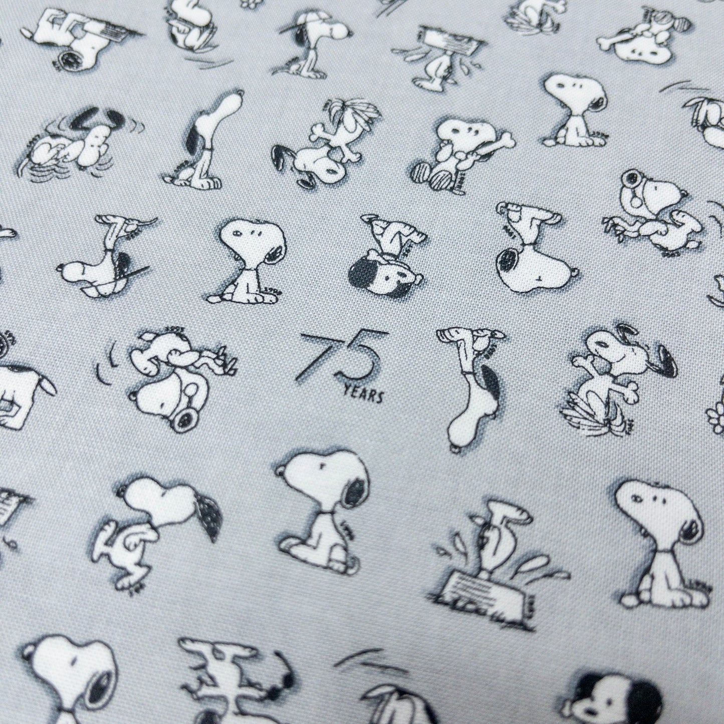 Japan | Snoopy 75th anniversary 75週年格仔snoopy | cotton printed sheeting 純棉