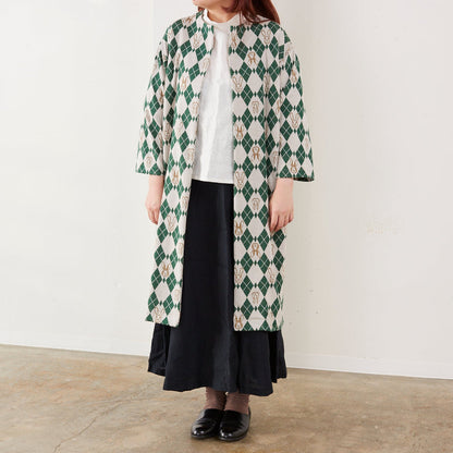 +HAyU fabric | RABBIT ARGYLE | cotton knit jacquard 純棉針織提花