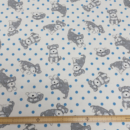 Japan | Schnauzer 史立莎狗狗 | cotton printed oxford 純棉