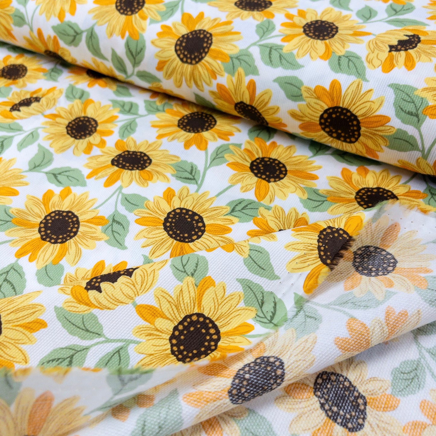 Japan | sunflower 太陽花 | cotton printed pique 珠地純棉