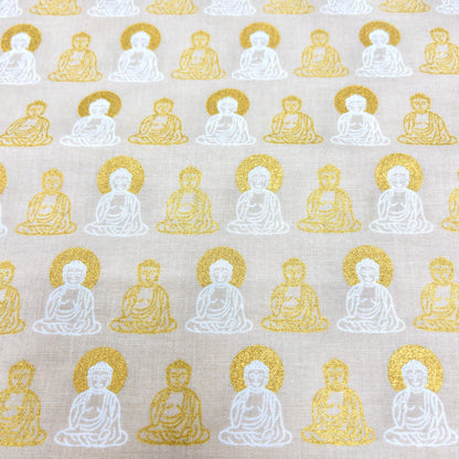 Japan | buddha 燙金大佛 | cotton printed sheeting 純棉