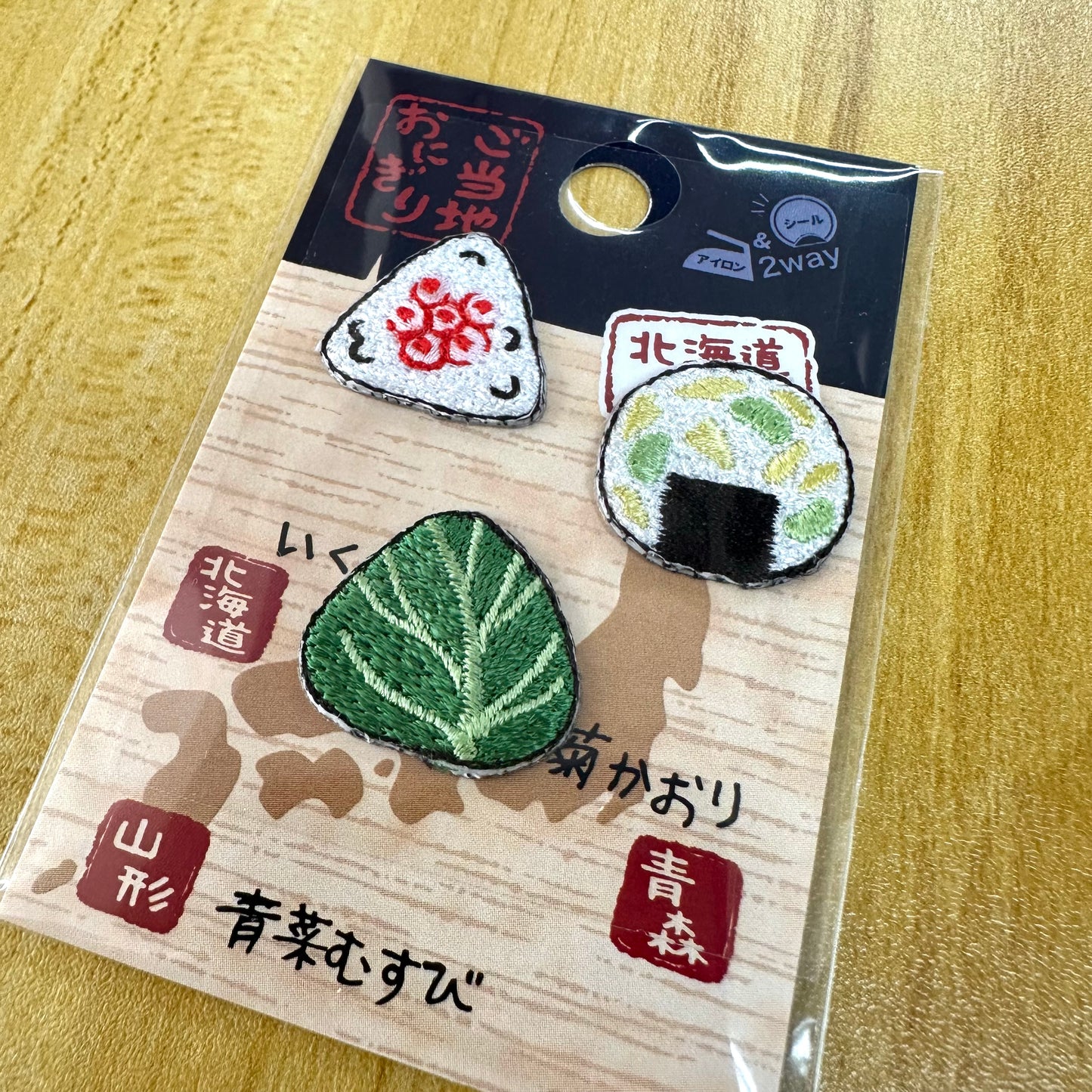 Kokka | japanese food 日式食品 | embroidery patch 刺繡章