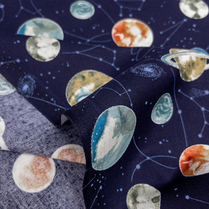 Japan | universe & planet 星球太空 | cotton printed sheeting 純棉