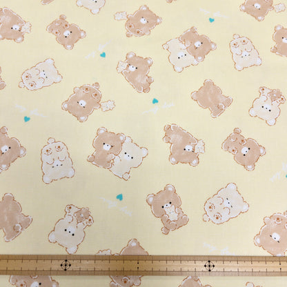 Japan | teddy bear 毛毛熊 | cotton printed oxford 純棉