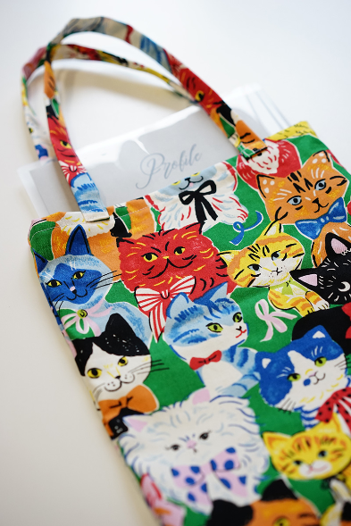 Japan | powerful animal cats 繽紛貓貓 | cotton printed oxford 純棉