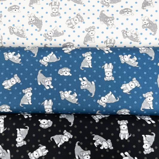 Japan | Schnauzer 史立莎狗狗 | cotton printed oxford 純棉