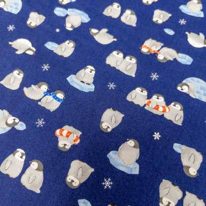 Japan | Baby penguin 企鵝寶寶 | cotton printed sheeting 純棉