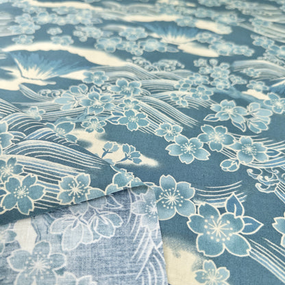 Quilt Gate | fujisan sakura 富士山櫻花 | cotton printed sheeting 純棉