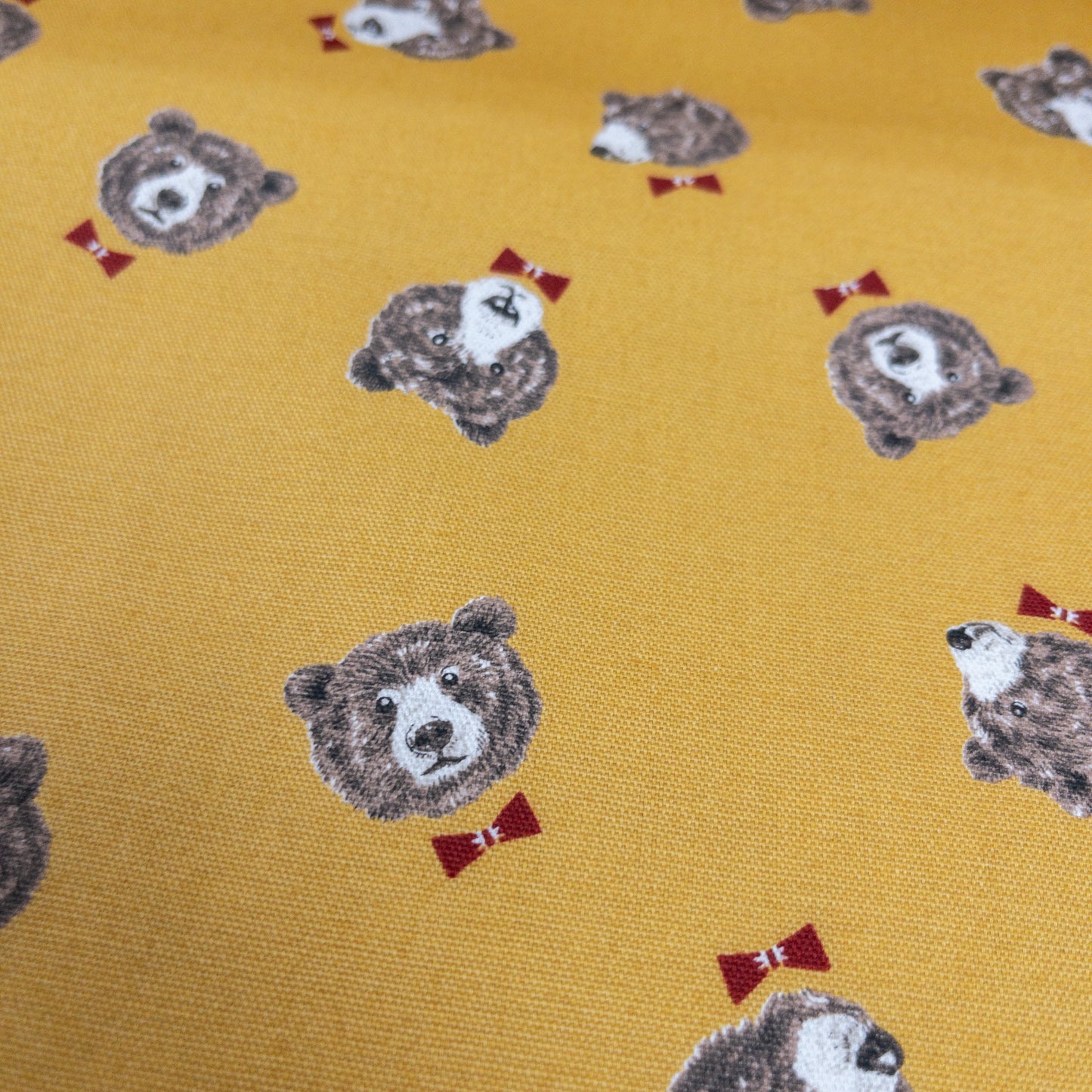 Japan | bow tie bear 煲呔棕熊 | cotton printed oxford 純棉