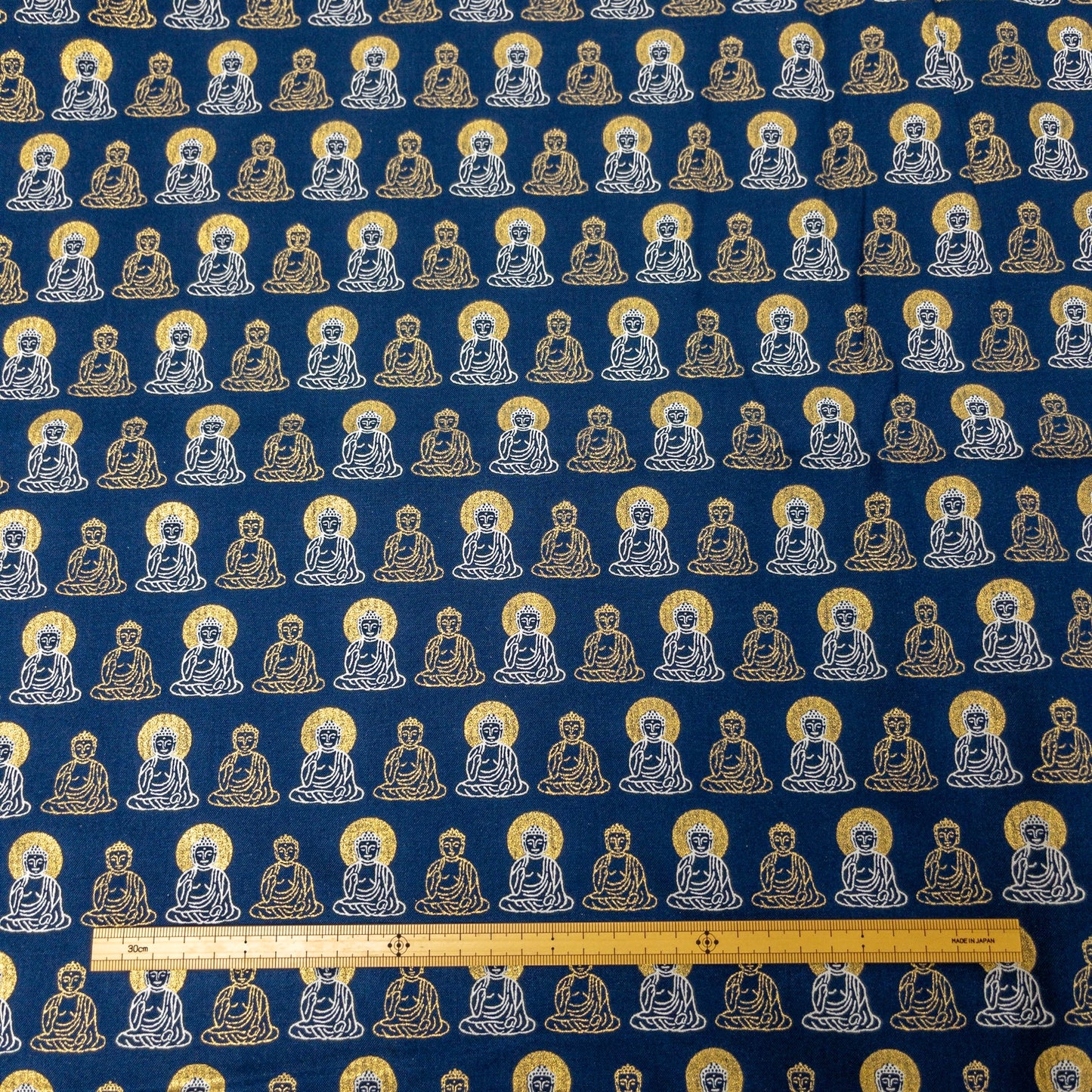 Japan | buddha 燙金大佛 | cotton printed sheeting 純棉