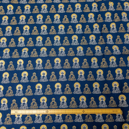 Japan | gilded buddha 燙金大佛 | cotton printed sheeting 純棉