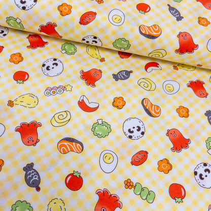 Japan | cute snacks 格仔可愛小食 | cotton printed sheeting 純棉