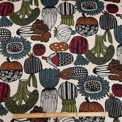 Japan | art vegetable 北歐藝術植物 | cotton printed oxford 純棉