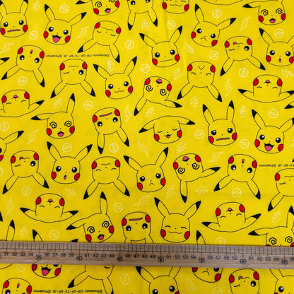 Japan | Pikachu 比卡超 | cotton printed oxford 純棉