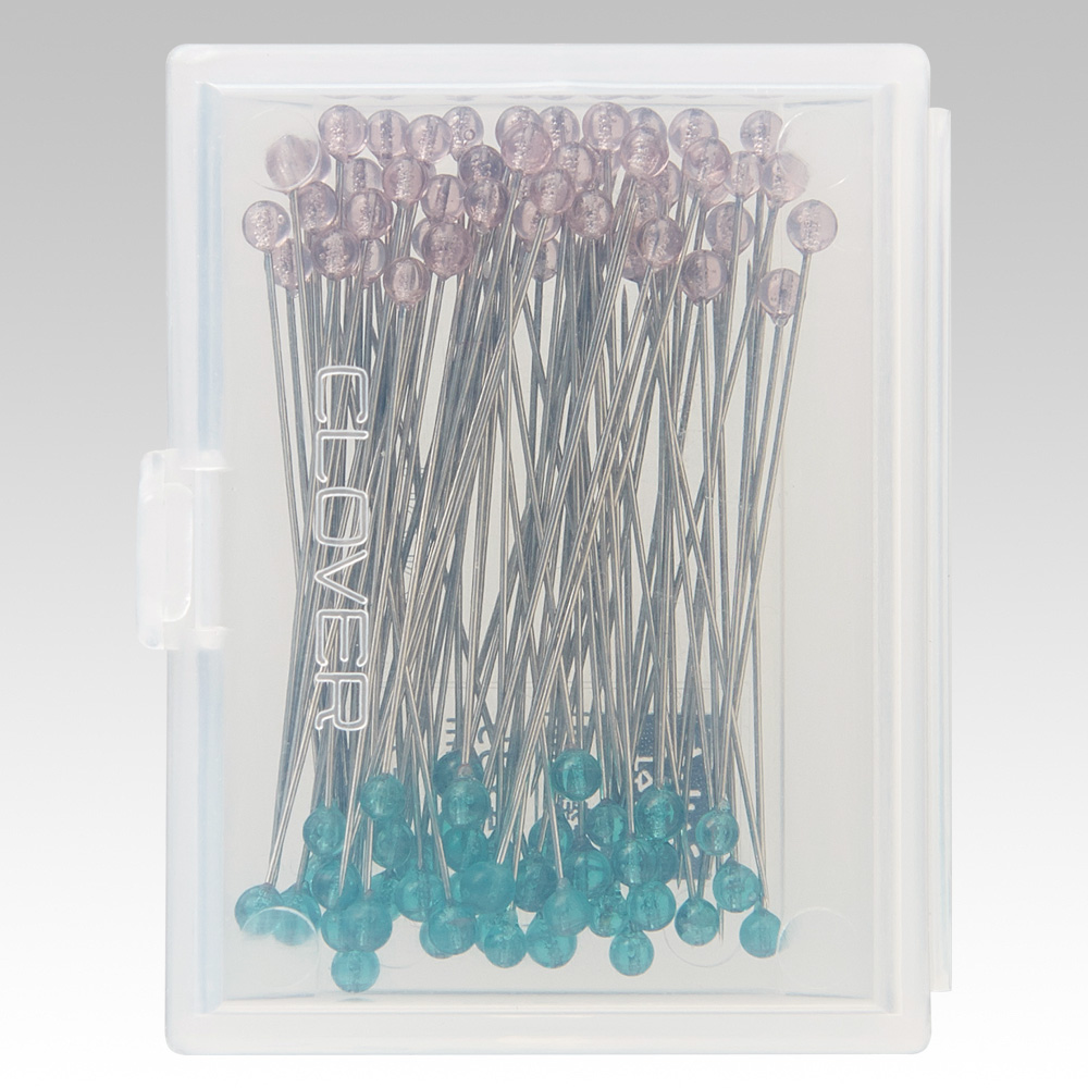 Clover silk pin (small) 耐熱薄布用極幼大頭針 絲質適用 - 80pcs/box