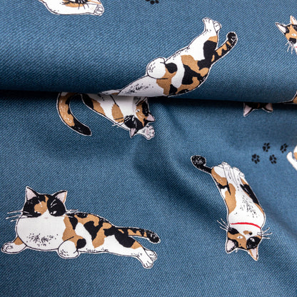 Japan | calico cat 三色貓 | cotton printed oxford 純棉