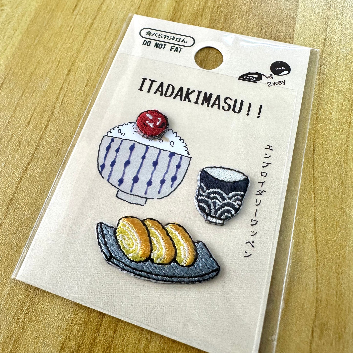 Kokka | japanese food 日式食品 | embroidery patch 刺繡章