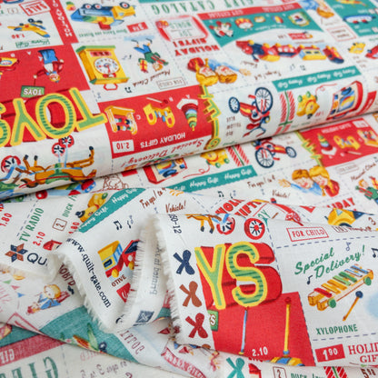 Quilt Gate | Vintage Toys 復古玩具圖案 | cotton printed shirting 純棉