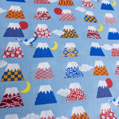 Japan | days of fuji  富士山日夜 | cotton printed sheeting