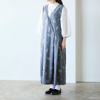 Japan | VIYELLA Mimosa 花束刺繡 | cotton yarn dyed embroidery 法蘭絨純棉