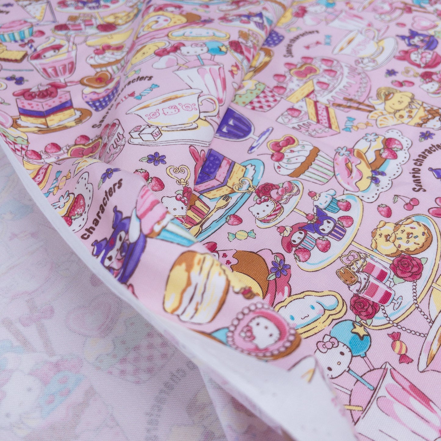 Japan | Sanrio dessert 甜品 | cotton printed oxford 純棉