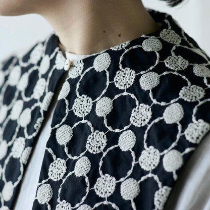Japan | circle dot 圓點 | cotton 60s embroidery 60支棉 刺繡