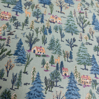 Japan | forest animals 鹿之森 | cotton printed 30 Viyella 純棉法蘭絨