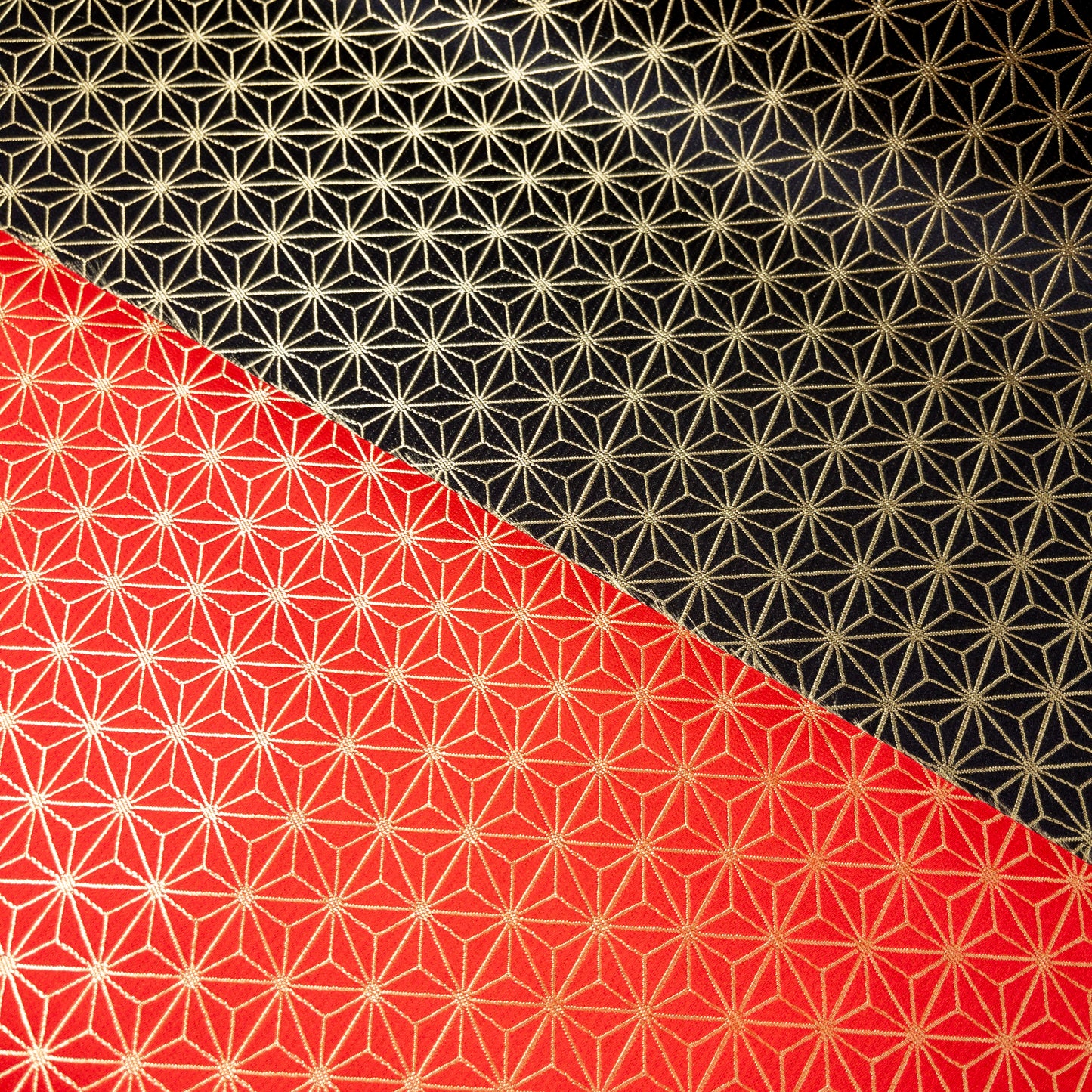 Japan | sparkling asanoha pattern 閃令令燙金線麻之葉 | brocade jacquard 錦緞