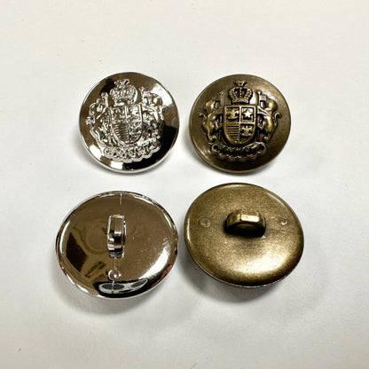 metal electroplated buttons 18mm 6pcs 金屬電鍍鈕扣 18mm 6粒裝