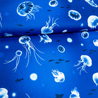Japan | Jellyfish 水母圖案| cotton printed oxford 純棉