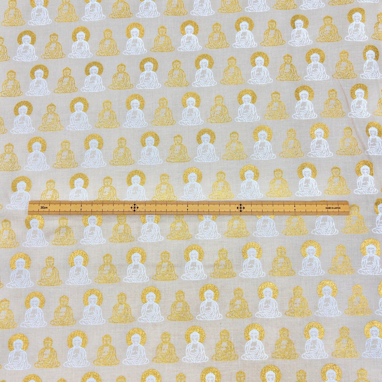 Japan | gilded buddha 燙金大佛 | cotton printed sheeting 純棉