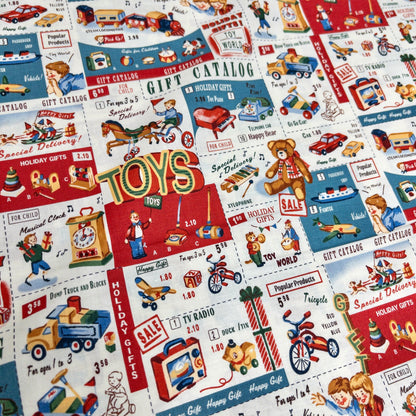 Quilt Gate | Vintage Toys 復古玩具圖案 | cotton printed shirting 純棉