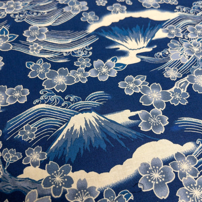 Quilt Gate | fujisan sakura 富士山櫻花 | cotton printed sheeting 純棉